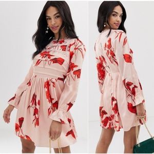 Ted Baker Malaani Fantasia Long Sleeve Minidress- no tags.